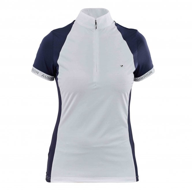 Shires  Aubrion Newbel Womens Show Shirt - Navy Blue