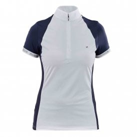 Shires Aubrion Newbel Womens Show Shirt - Navy Blue