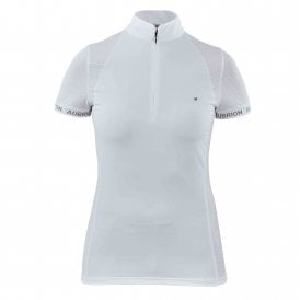 Shires Aubrion Newbel Womens Show Shirt - White