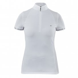 Shires Aubrion Newbel Young Rider Childrens Show Shirt - White