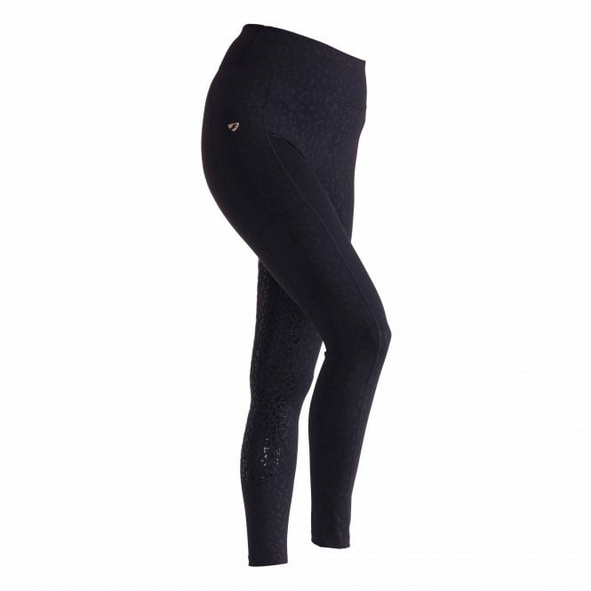Shires  Aubrion Non-Stop Womens Riding Tights - Black