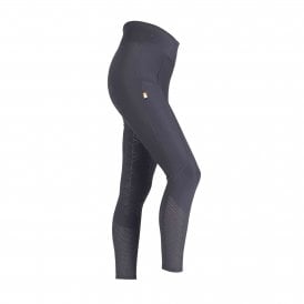 Shires Aubrion Optima Air Womens Riding Tights - Black