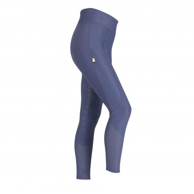 Shires  Aubrion Optima Air Womens Riding Tights - Navy Blue