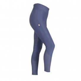 Shires Aubrion Optima Air Womens Riding Tights - Navy Blue