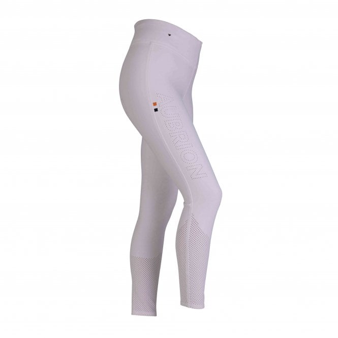 Shires  Aubrion Optima Air Womens Riding Tights - White