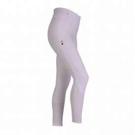 Shires Aubrion Optima Air Womens Riding Tights - White