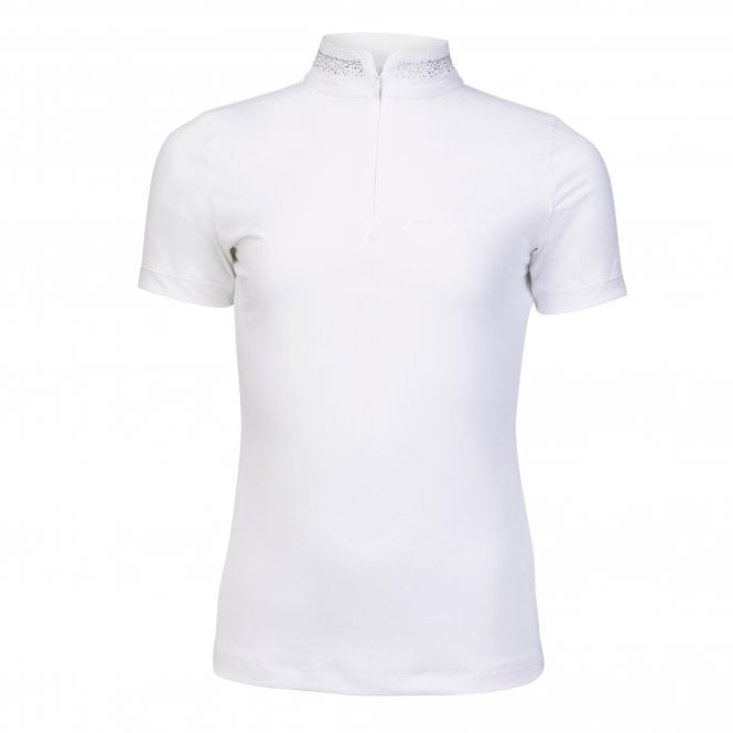 Shires  Aubrion Optima GX Young Rider Childrens Show Shirt - White