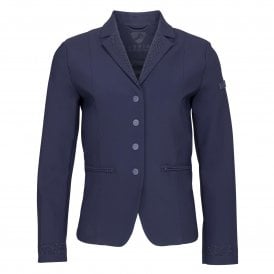 Shires Aubrion Optima GX Young Riders Show Jacket - Navy Blue