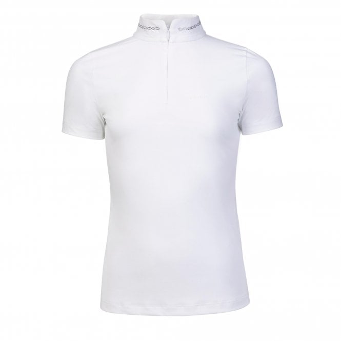 Shires  Aubrion Optima LX Young Rider Childrens Show Shirt - White