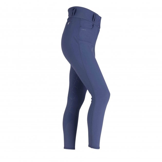 Shires  Aubrion Optima Pro Womens Breeches - Navy Blue