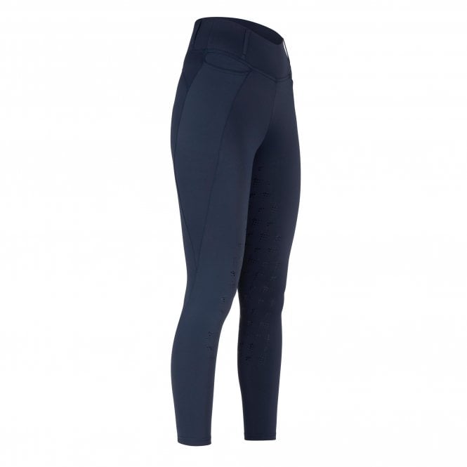 Shires  Aubrion Optima PX Womens Riding Tights - Navy Blue