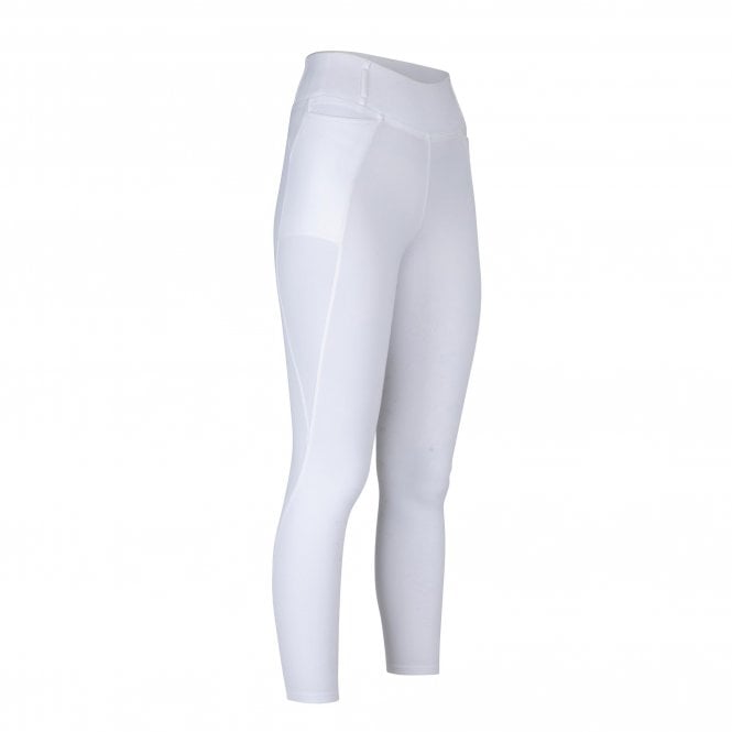 Shires  Aubrion Optima PX Womens Riding Tights - White