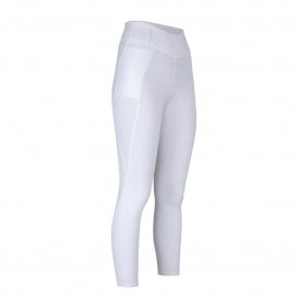 Shires Aubrion Optima PX Womens Riding Tights - White