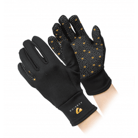 Shires Aubrion Patterson Womens Winter Gloves - Black