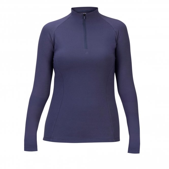 Shires  Aubrion React Womens Long Sleeve Base Layer - Midnight