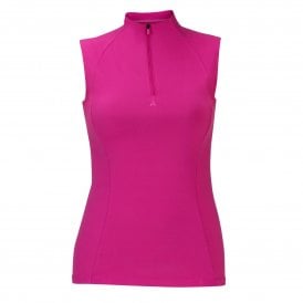 Shires Aubrion React Womens Sleeveless Base Layer - Fuchsia