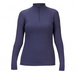 Shires Aubrion React Young Rider Childrens Long Sleeve Base Layer - Midnight