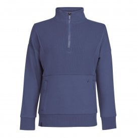 Shires Aubrion React Young Rider Childrens Quarter Zip Sweater - Midnight