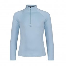Shires Aubrion React Young Rider Childrens Winter Base Layer - Arctic Blue