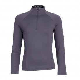 Shires Aubrion React Young Rider Childrens Winter Base Layer - Charcoal