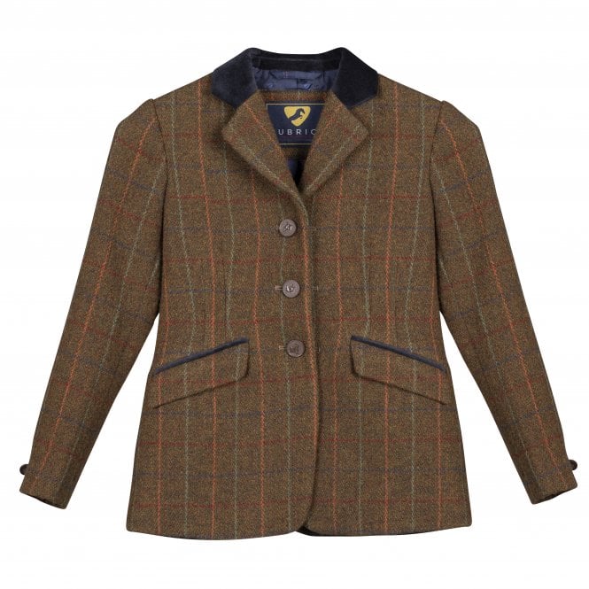 Shires  Aubrion Saratoga Childs Riding Jacket - Rust Check