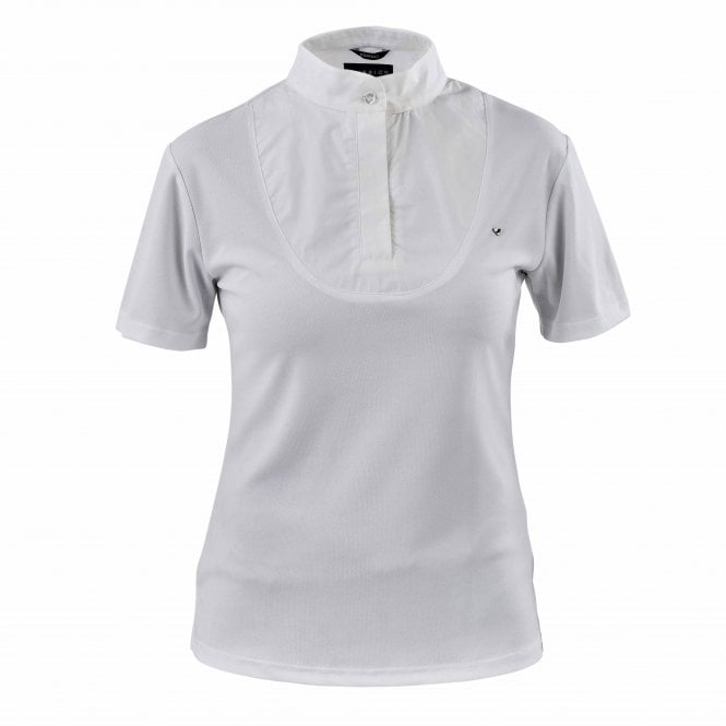 Shires  Aubrion Short Sleeve Stock Shirt - White