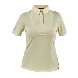 Shires Aubrion Young Riders Short Sleeve Tie Shirt - Yellow