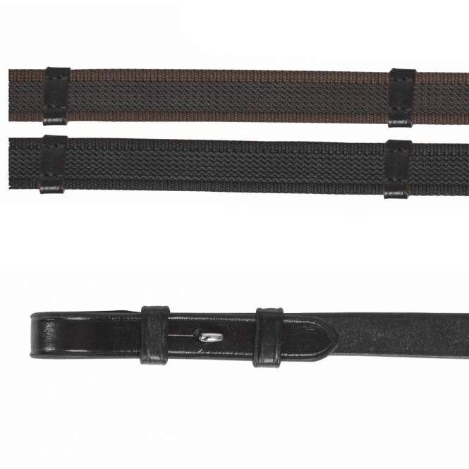 Shires  Aviemore Continental Rubber Grip Reins 54