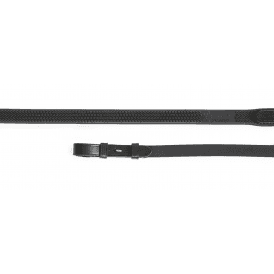 Shires Aviemore Eventa Rubber Grip Reins - Black 48 x 5/8