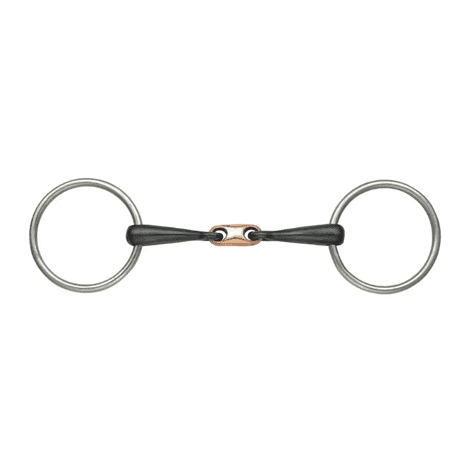 Shires  Copper Lozenge Sweet Iron Snaffle