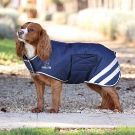 Shires Digby & Fox Lite Waterproof Dog Coat - Navy Blue