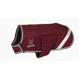 Shires Digby & Fox Waterproof Dog Coat - Maroon