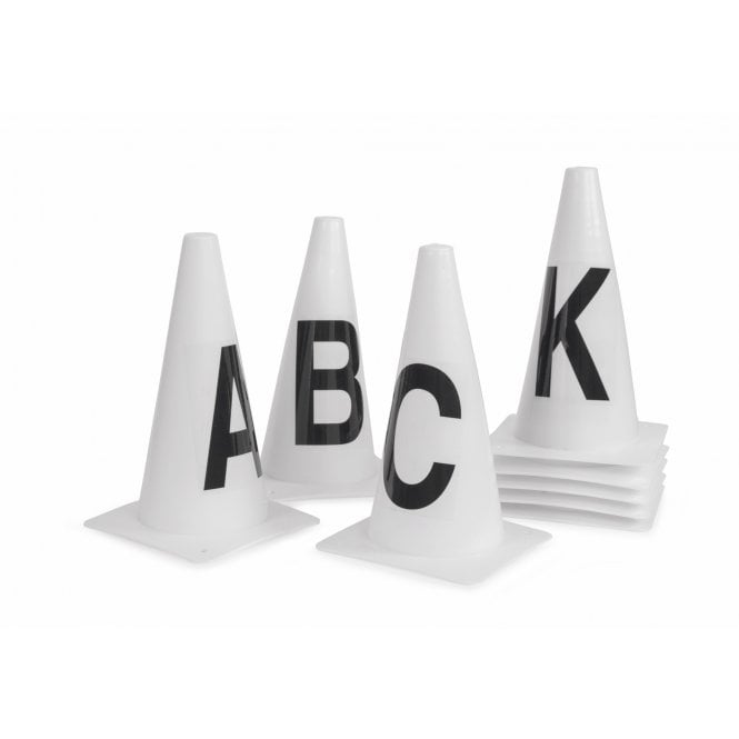 Shires  Dressage Marker Cones (ABCEFHKM) - White