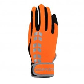Shires Equi-Flector Adults Riding Gloves - Orange