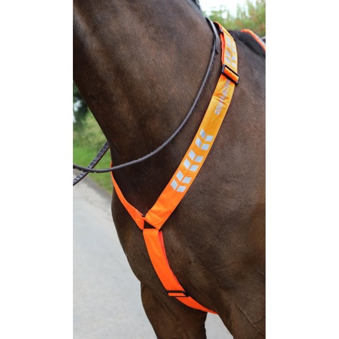 Shires  Equi-Flector Breastplate - Orange