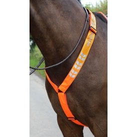 Shires Equi-Flector Breastplate - Orange
