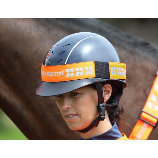 Shires  Equi-Flector Hat Band - Orange