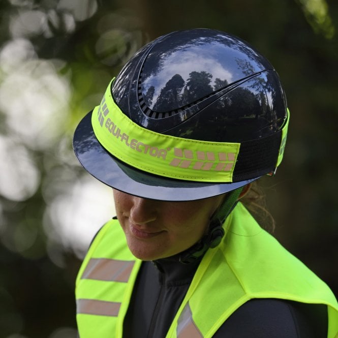 Shires  Equi-Flector Hat Band - Yellow