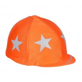 Shires Equi-Flector Hat Cover - Orange