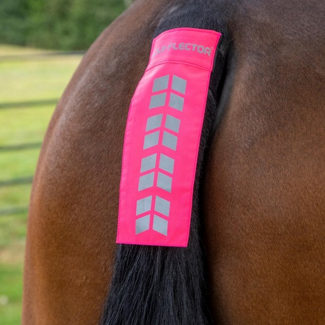 Shires  Equi-Flector Tail Strap - Pink