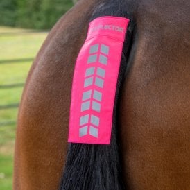 Shires Equi-Flector Tail Strap - Pink