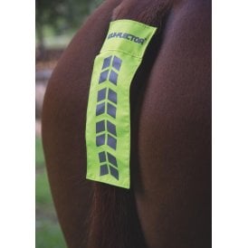 Shires Equi-Flector Tail Strap - Yellow