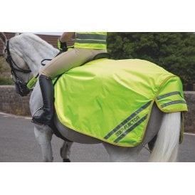 Shires EQUI-FLECTOR Waterproof Exercise Sheet - Bright Yellow