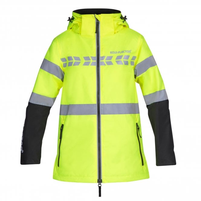 Shires  EQUI-FLECTOR Womens Hi-Viz Jacket - Yellow