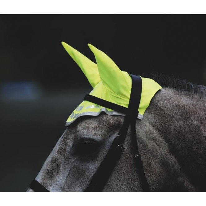 Shires  EquiFlector Pony/Horse Fly Veil - Yellow