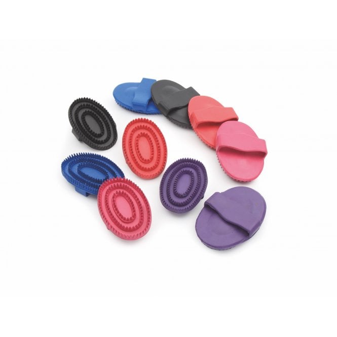 Shires  EZI-GROOM Rubber Curry Comb