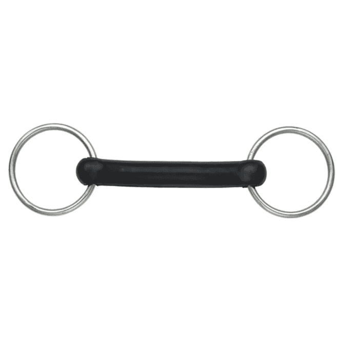 Shires  Flexible Rubber Mouth Snaffle