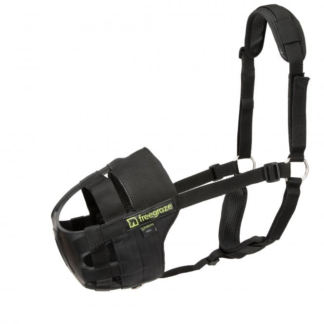 Shires  FreeGraze AirFlow Grazing Muzzle - Black