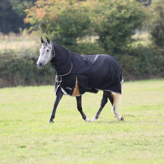 Shires  Highlander Plus 200 Combo Turnout Rug - Black