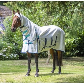 Shires Highlander Plus Sweetitch Horse Combo Rug - White